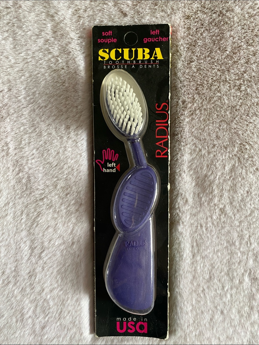 Scuba Left-Hand Soft Toothbrush — Purple